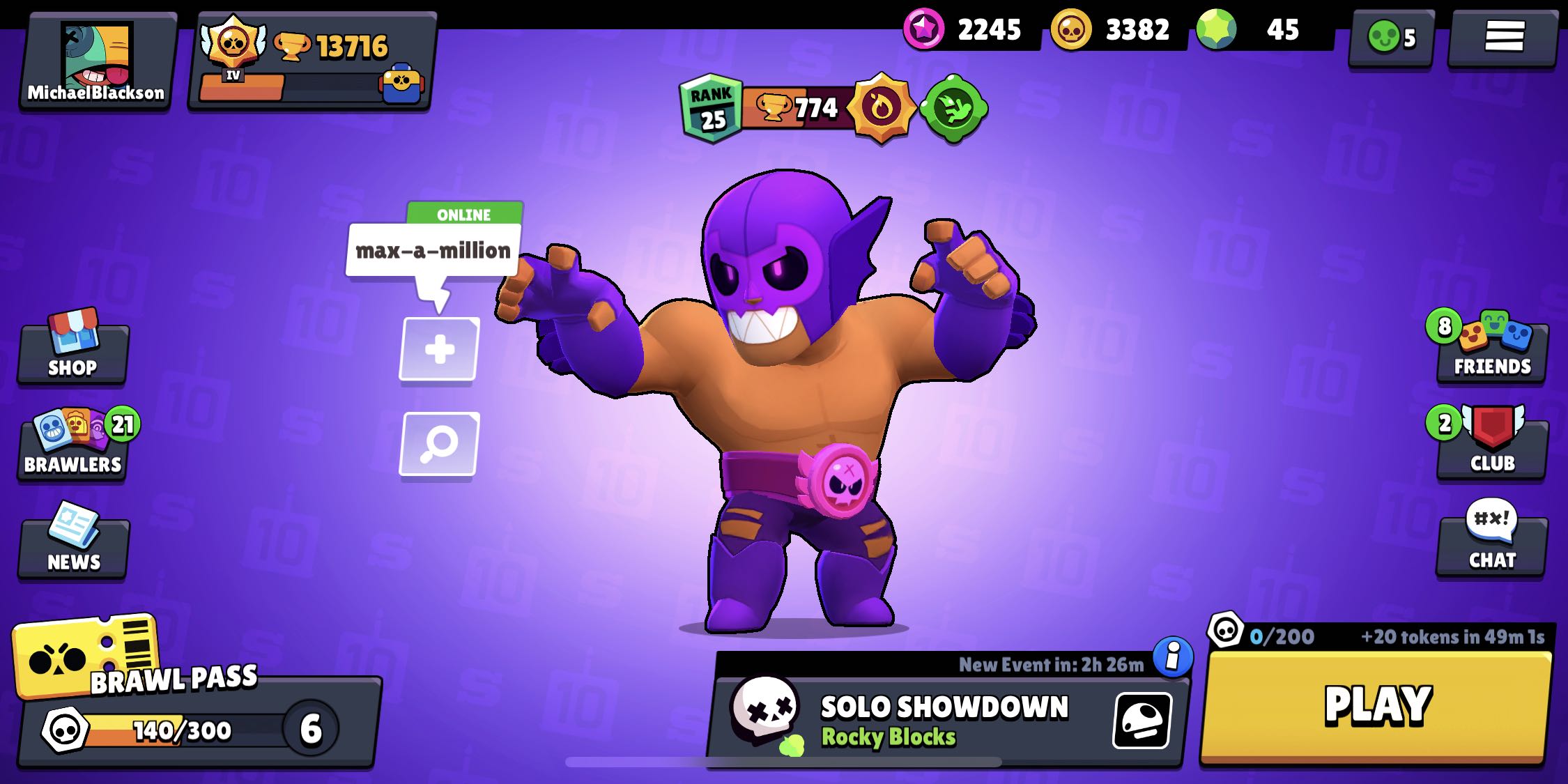 How To Make A Second Brawl Stars Account - brawl stars maxed out account