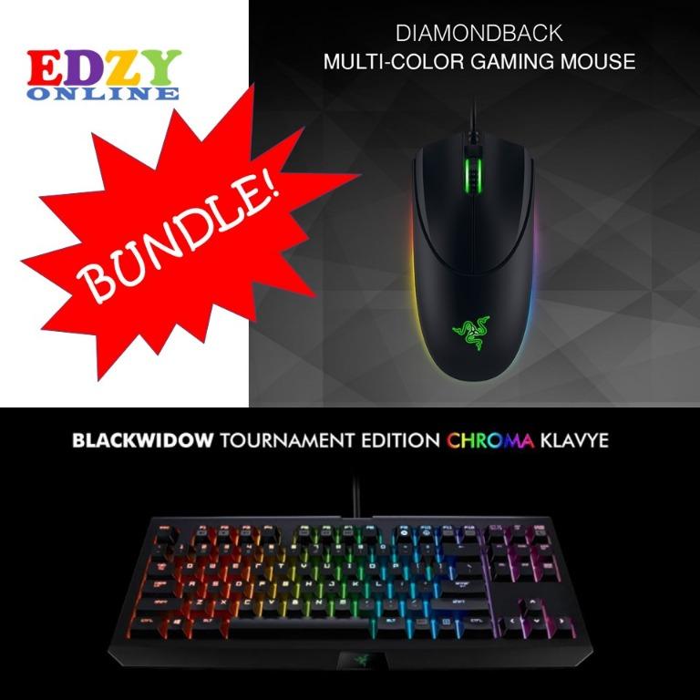 Bundle Sale Razer Black Widow X Chroma Gaming Keyboard Diamondback Gaming Mouse Video Gaming Gaming Accessories On Carousell
