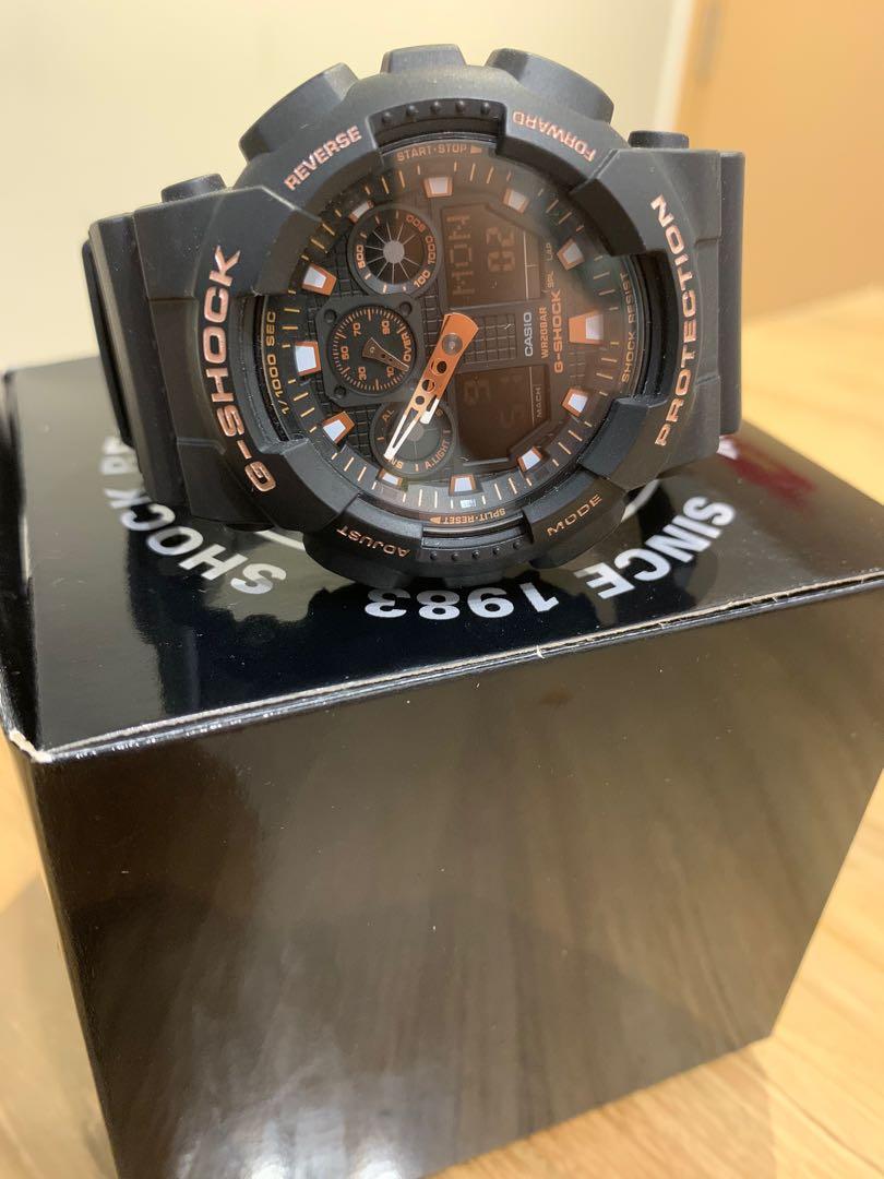 Gshock ga100gbx top
