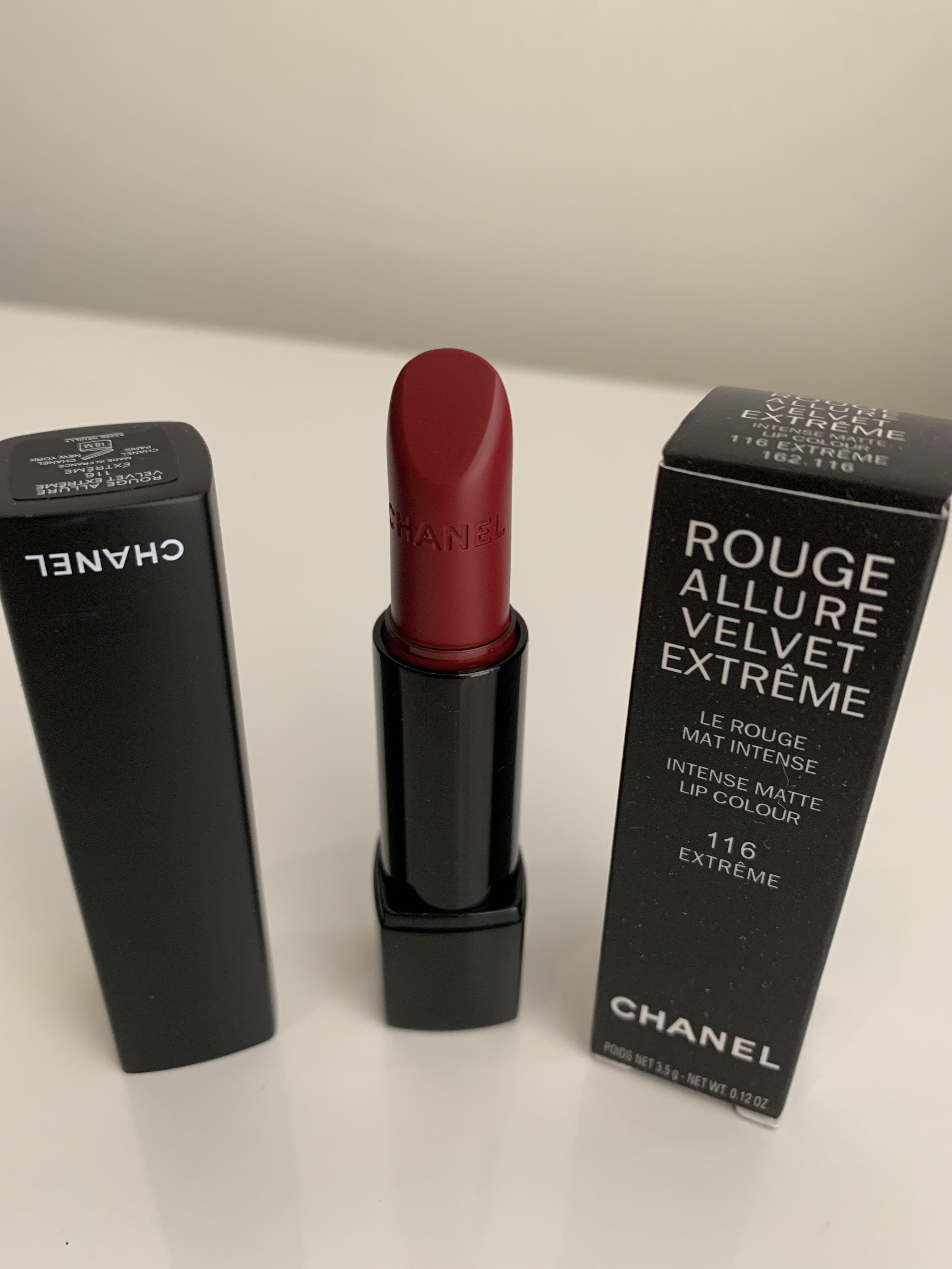 ???Chanel Rouge Allure Lipstick #116 EXRTEME, Beauty & Personal Care,  Face, Makeup on Carousell