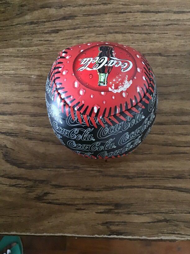 Coca Cola Baseball 2000 Red Black Embossed Souvenir Promotion Rare  Collectible