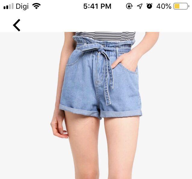 Cotton on shop paperbag shorts