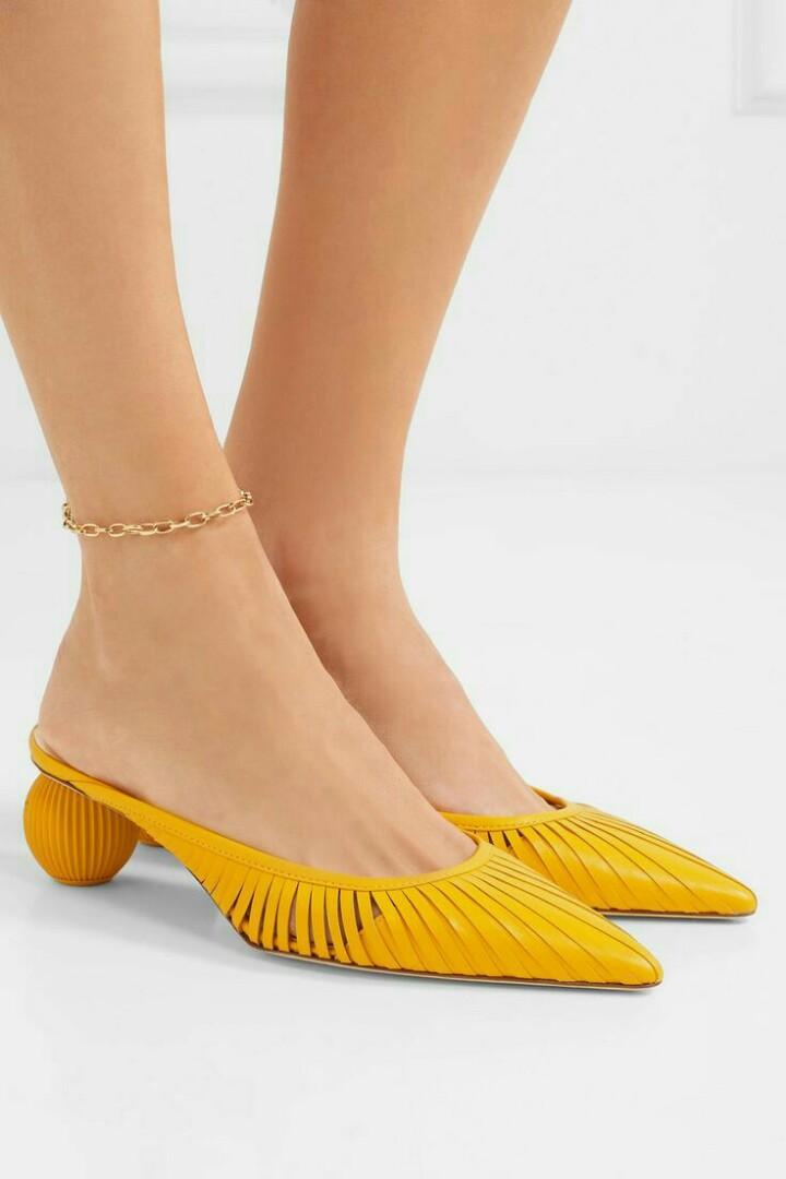Cult gaia alia perspex and hotsell leather mules
