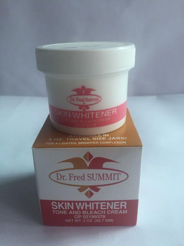 Dr Fred Summit Skin Whitener Tone And Bleach Cream Health Beauty Skin Bath Body On Carousell