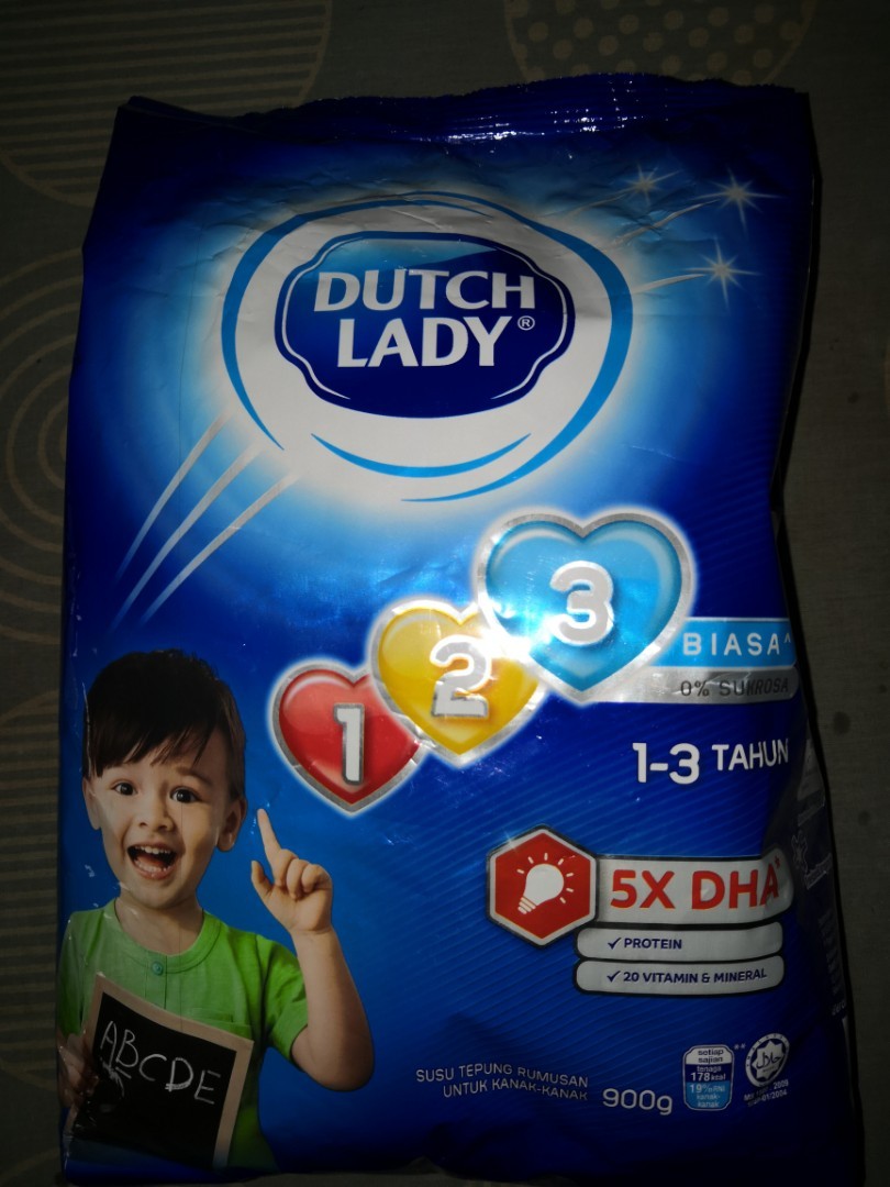 Dutch Lady 123 Plain 900g Babies Kids Nursing Feeding On Carousell