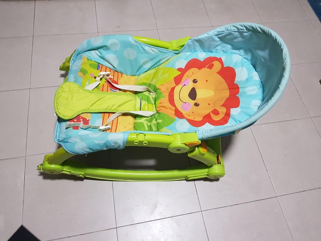 battery size for fisher price rocker