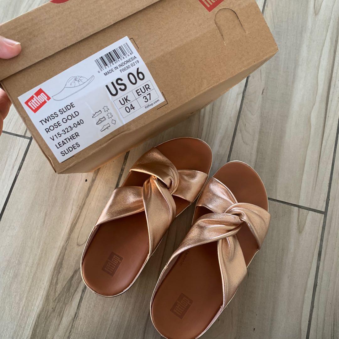 Fitflop twiss rose gold deals