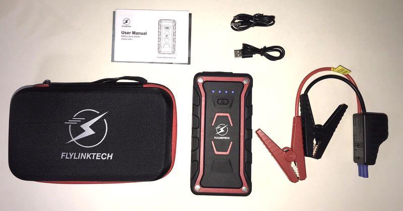 Car Jump Starter,FLYLINKTECH 1500A Peak 20000mAh 12V Portable Car Battery  review 