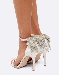 Forever New Ella Jewelled Bow Back Heels - Size 9 - RRP $109.99!