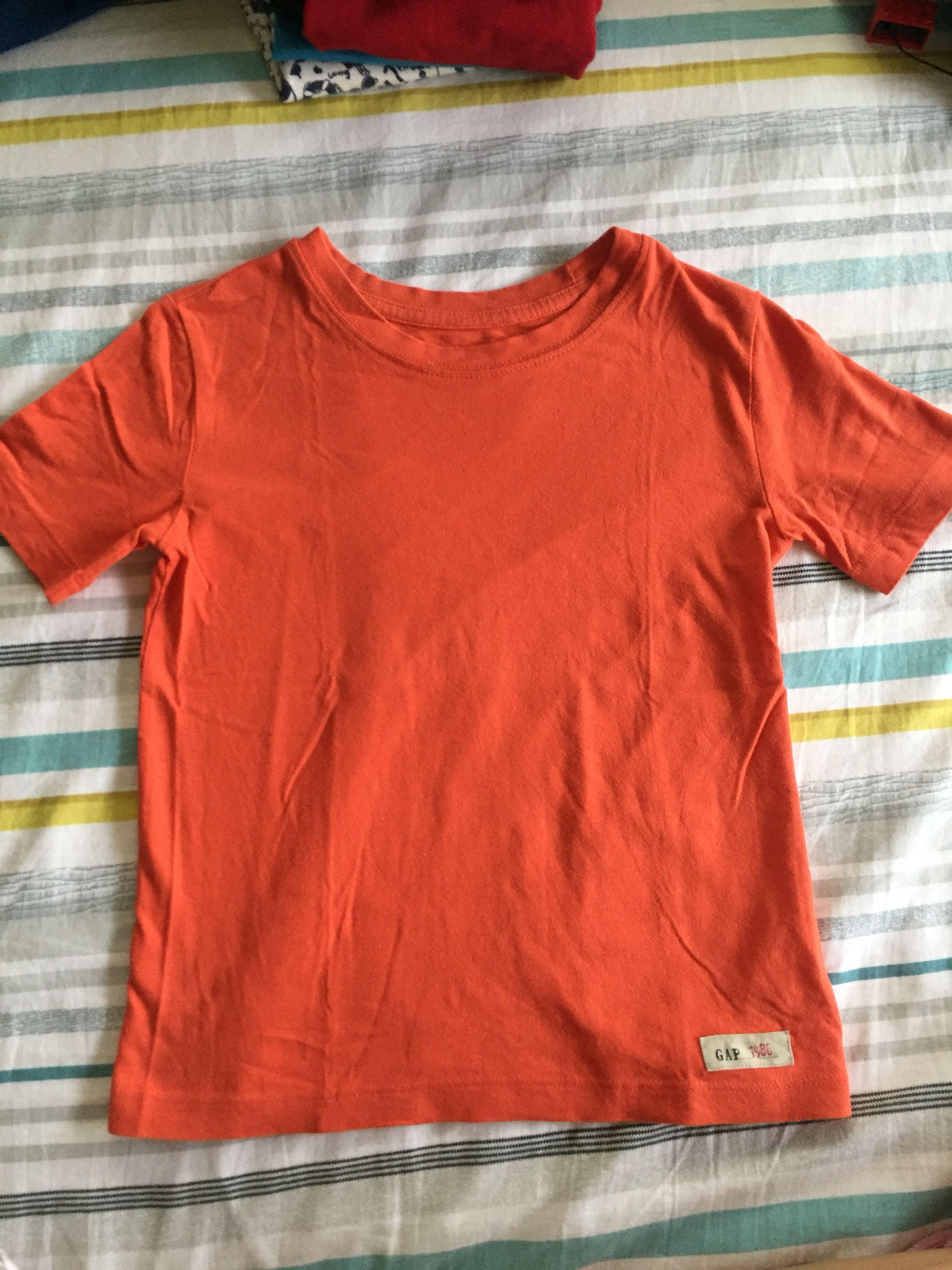 gap orange shirt