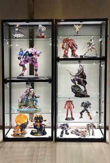 Glass Display Cabinet Toys and Figurine