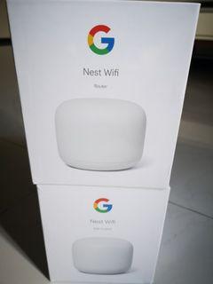 Google nest wifi router with add on point