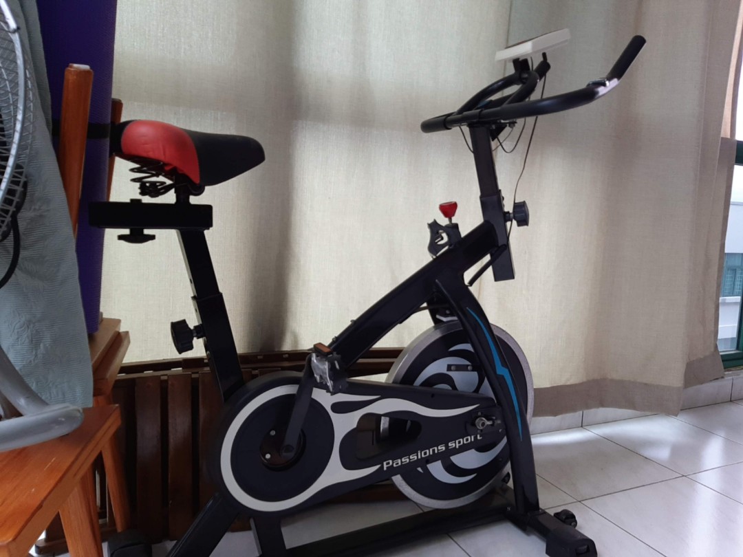 High End Spin Bike (Black), Sports 