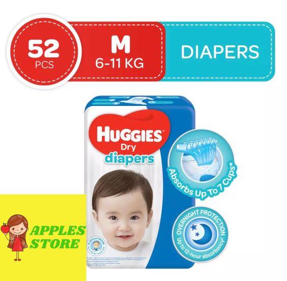 huggies dry large 52