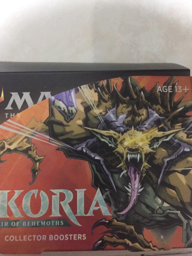 Ikoria Lair Of Behemoths Collector Booster Sealed 1st Print Toys Games Board Games Cards On Carousell