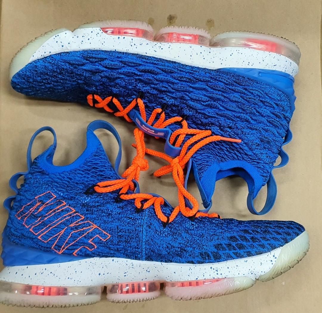 Lebron 15 blue orange shop