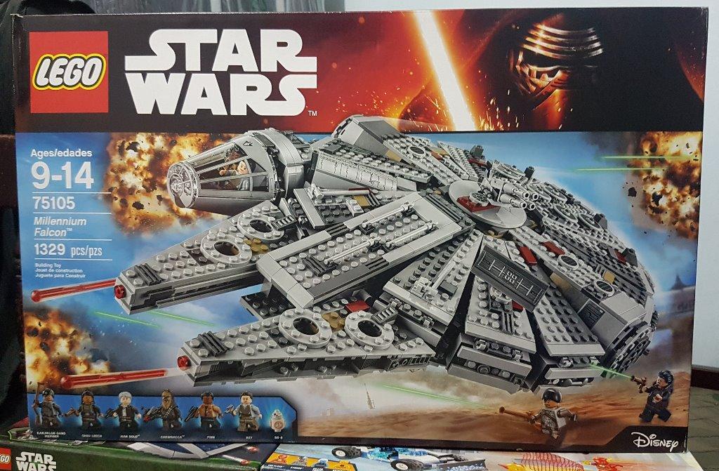 Lego Star Wars The Force Awakens Millennium Falcon 75105 Complete Displayed Condition Never Played Toys Games Toys On Carousell