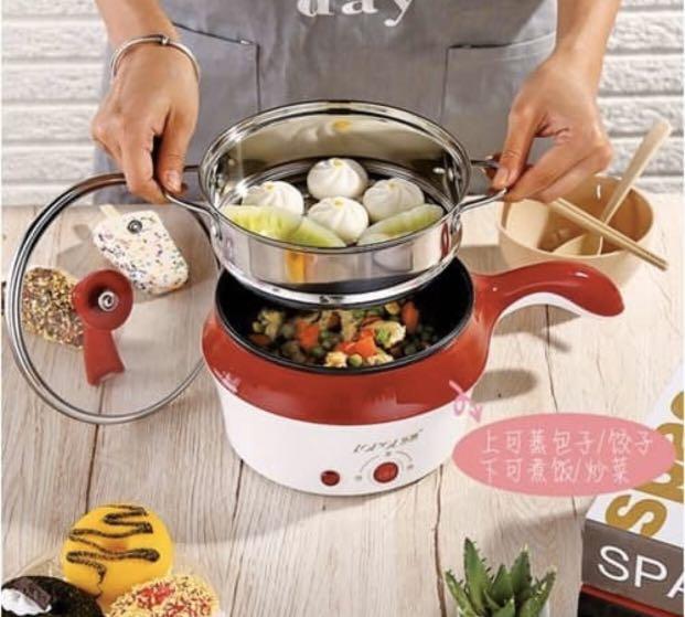 Lopol 2.5L Electric NonStick Ceramic Grill Frying Pan Rice Multi Function Cooker