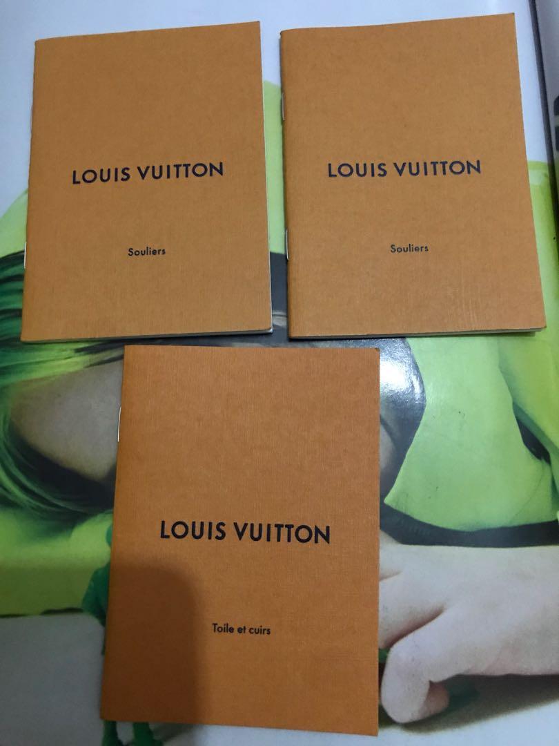 Louis Vuitton Book Card knowledge card paper bag paperbag dust bag dustbag  kantong belanja LV original asli authentic