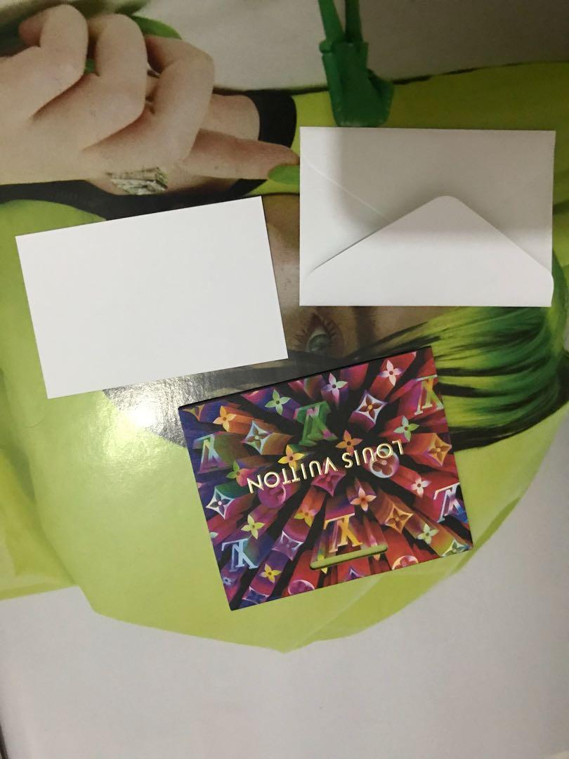 louis vuitton booklet dust bag paper bag paperbag dustbag Book Card  knowledge card brand tag brandtag label tag labeltag label harga kantong  belanja