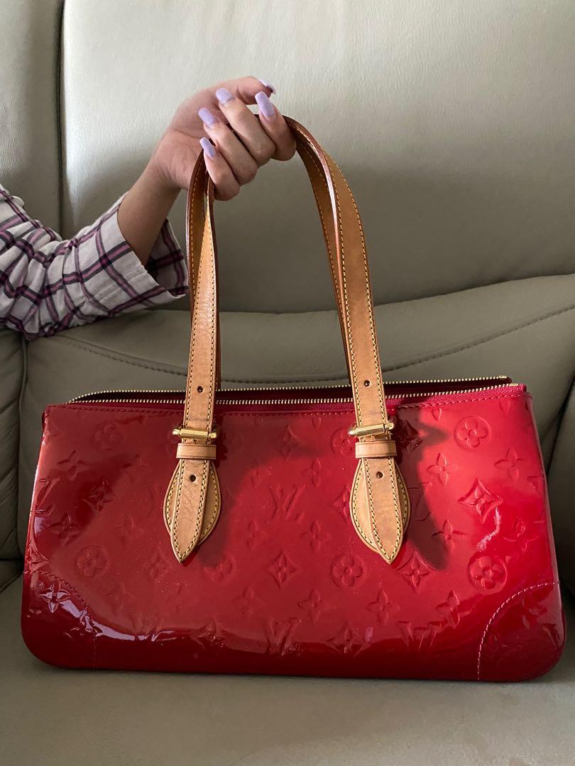 Louis Vuitton Vintage - Vernis Rosewood Bag - Red - Vernis Leather