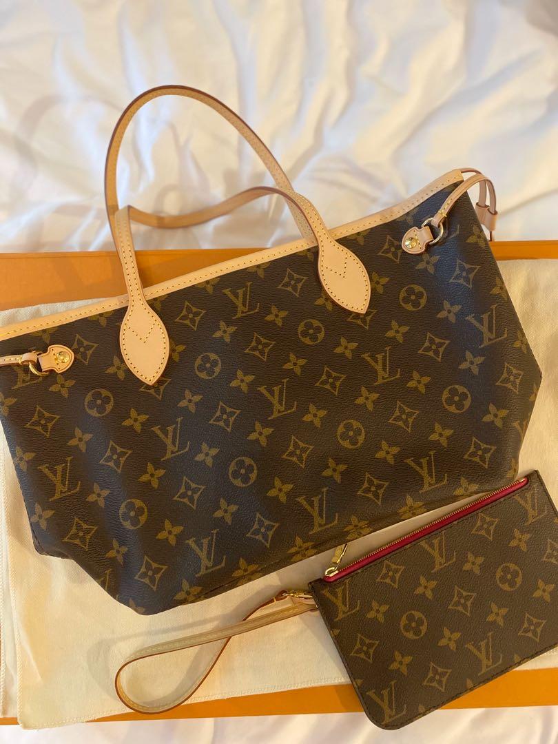 AUTHENTIC Louis Vuitton Neverfull Monogram MM PREOWNED (WBA370