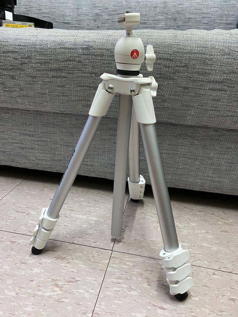 Manfrotto Compact Light tripods 白色 輕型三腳架 相機 腳架 tripod , 攝影器材, 攝影配件, 腳架