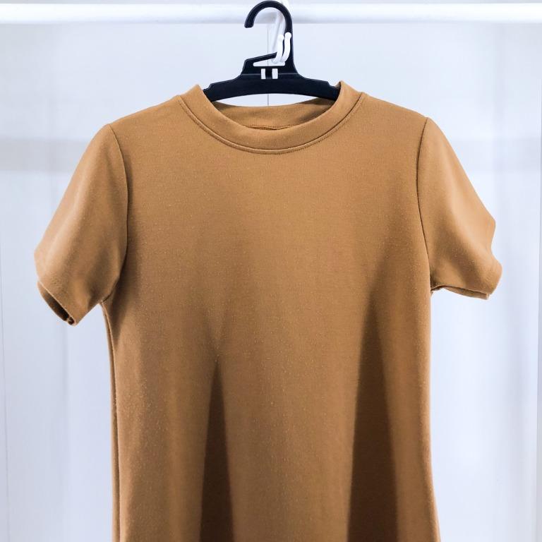 Brown tee shirt dress Clearance