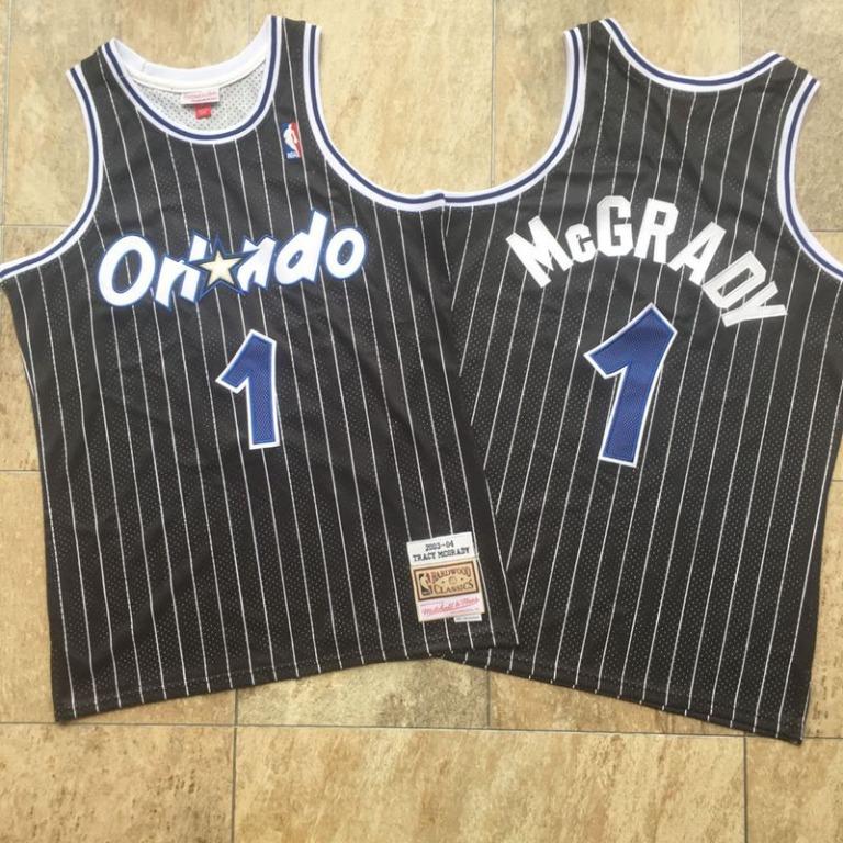 tracy mcgrady magic jersey black