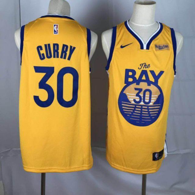 stephen curry yellow jersey
