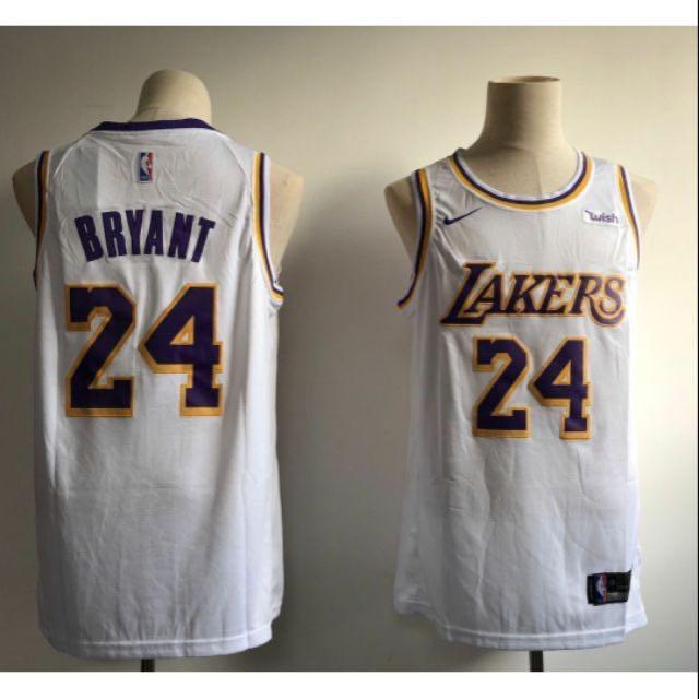 NEW~Kobe Bryant #8 LA Lakers Nike+ Wish Jersey Size- 44 Gold Purple ~Rare