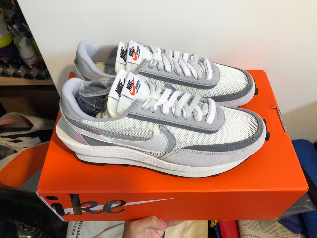 nike sacai waffle summit white
