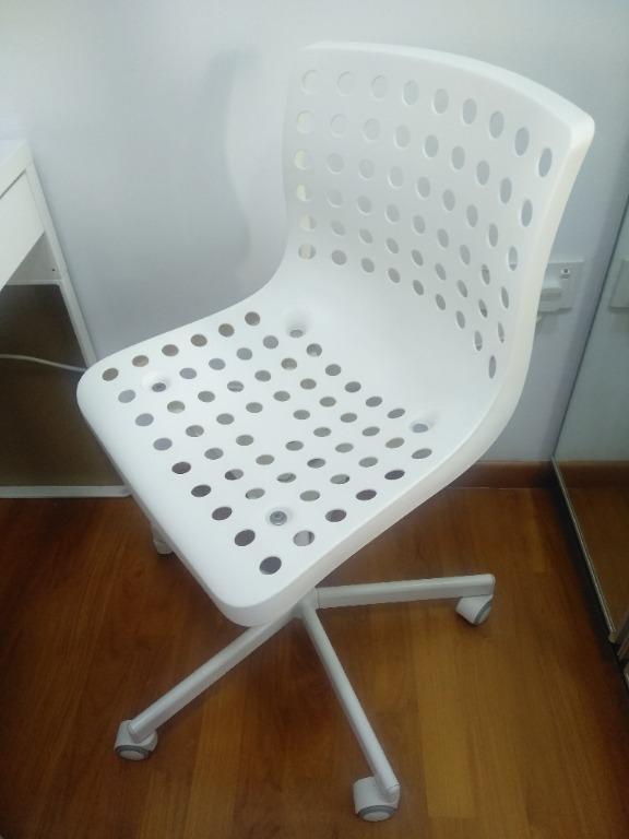 Ikea SKÅLBERG / SPORREN Swivel chair, white 14202.81120.610 