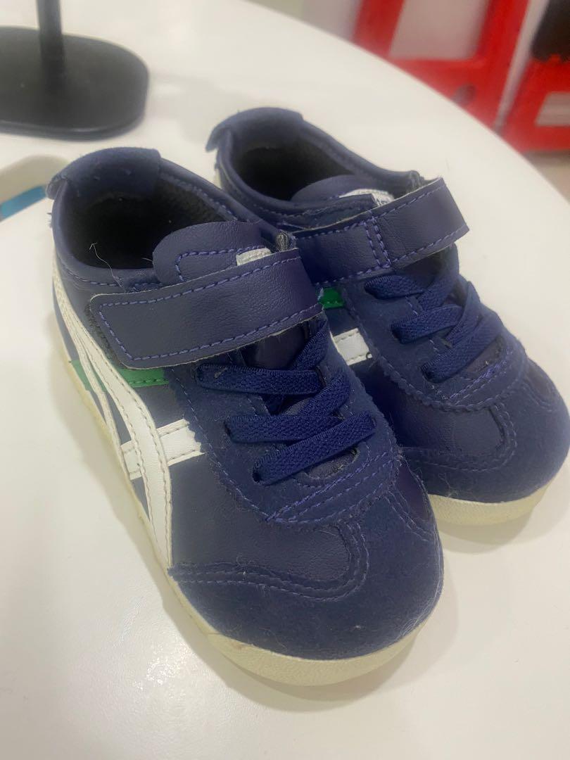 Onitsuka tiger toddler shoes (Category: Babies & Kids Fashion) located in Singapore. Submitted by missuscalorieneeds (Listing ID 1006249148, Image 2). Description: Size : US K6, 13.5cm, Euro 22.5 Used once or twice only But not for fussy buyers This pair does not come cheap Deal only if comfortable No negotiations or trades My boys have way to many shoes.