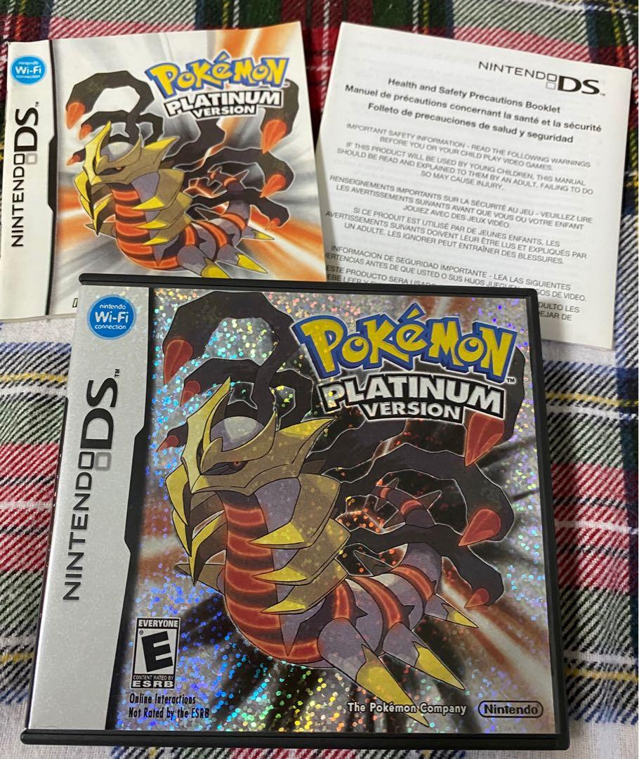 Pokemon Platinum DS RPG Game 3DS DSi Nintendo Rare Collector Like New, Toys & Games, Video ...