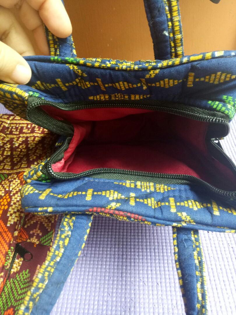 prelove utility batik bag (Category: Cross-body Bags) located in Quezon City. Submitted by iralucero (Listing ID 1006205707, Image 3). Description: price for the 2 utility bag.