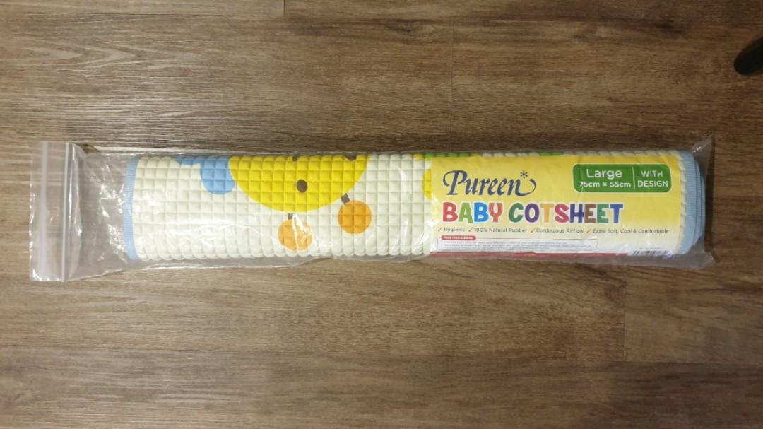 Pureen baby cot sheet deals