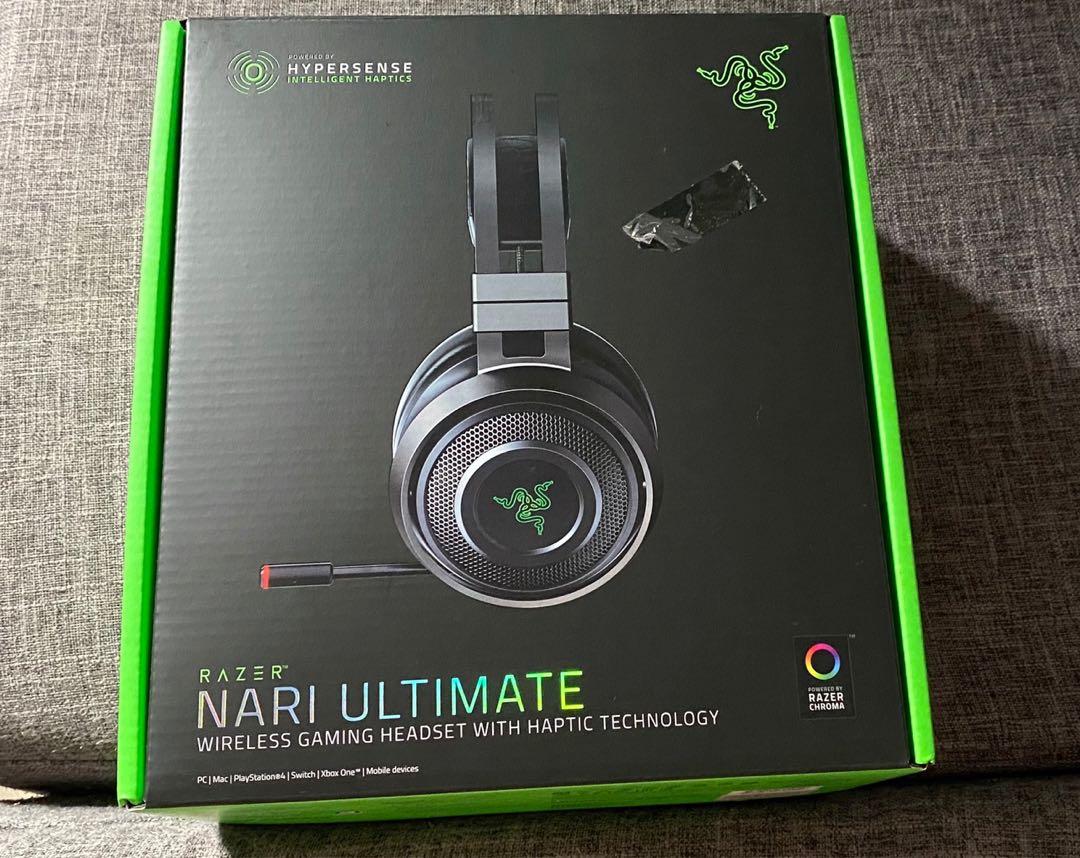 Razer Nari Ultimate Wireless Gaming Headset With Haptic Technology Video Gaming Gaming Accessories Virtual Reality On Carousell