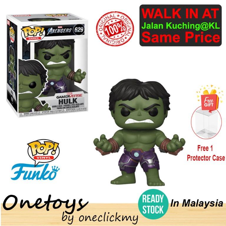 Ready Stock In Malaysia Original Funko Pop Vinyl Figure Marvel S Avengers Game Hulk Pop Vinyl Figure 629 Toys Games Action Figures Collectibles On Carousell