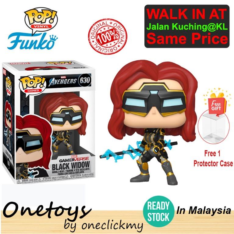 Ready Stock In Malaysia Original Funko Pop Vinyl Figure Marvel S Avengers Game Black Widow Pop Vinyl Figure 630 Toys Games Action Figures Collectibles On Carousell