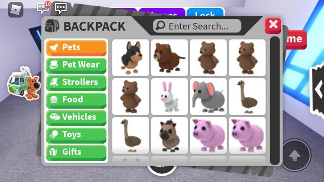 Roblox Adopt Me Pets For Sale Toys Games Video Gaming In Game Products On Carousell - adopt me roblox pet is x on board