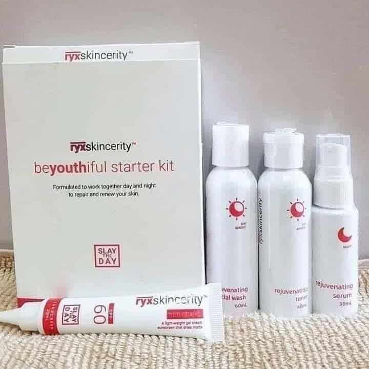 RYX Skincerity STARTER KIT (Category: Face Care) located in Caloocan City. Submitted by ynnaa (Listing ID 1006376992, Image 1). Description: .