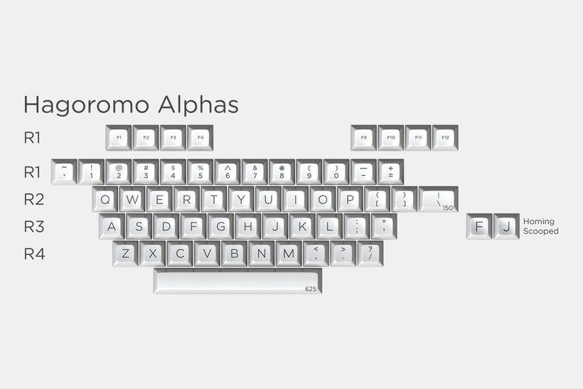 キーボード HAGOROMO ALPHAS + OBLIVION MODIFIERS HAGOROMO ALPHAS + OBLIVION MODIFIERS