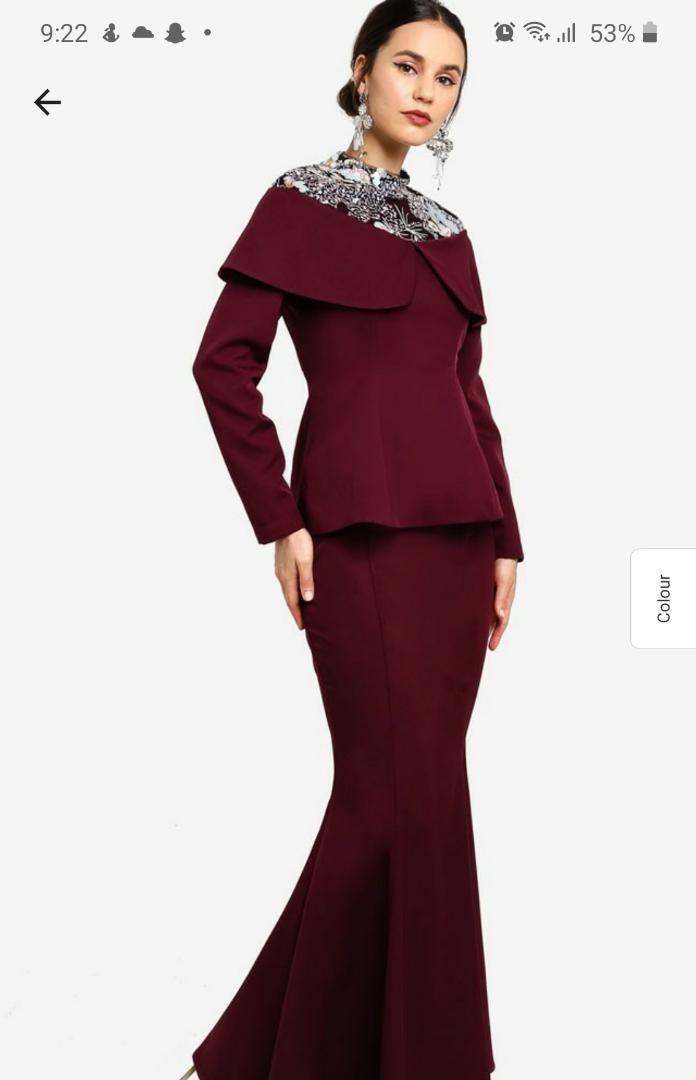 Sequin off shoulder kurung Women s Fashion Muslimah Fashion