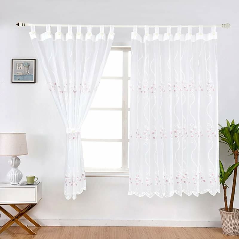 Sheer Curtain Half Length Furniture Home Living Decor Curtains Blinds On Carou Sheer Curtain Half Length Furniture, Sheer Curtains Length