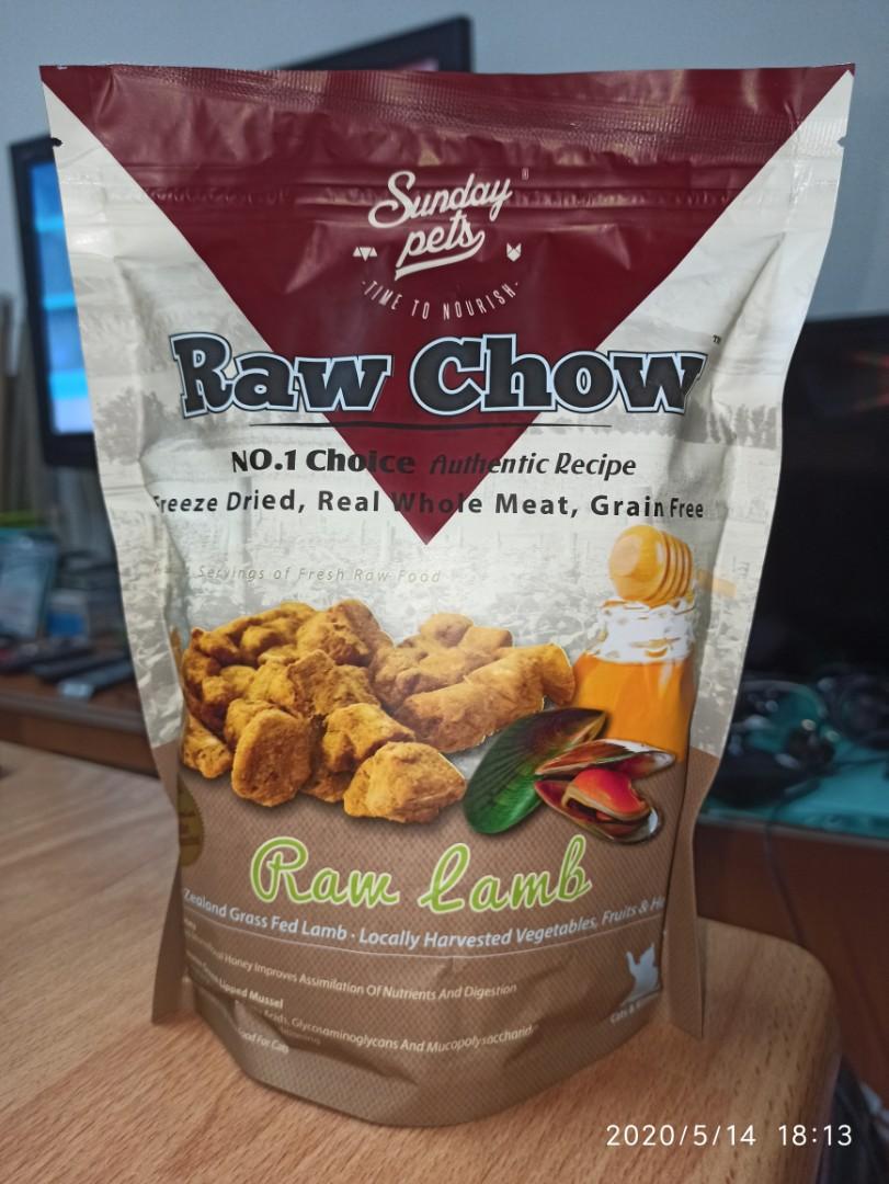 Sunday pets raw new arrivals chow