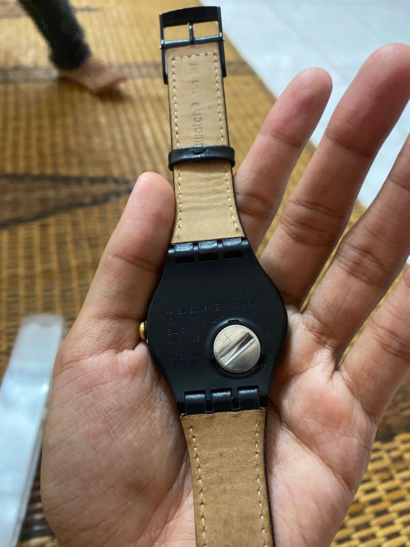 Swatch Black n Gold LE Men s Fashion Watches Accessories