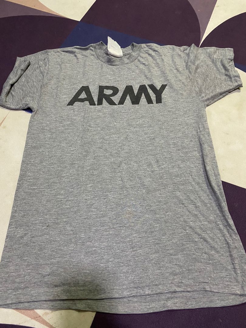 Vintage army tshirt, Men's Fashion 