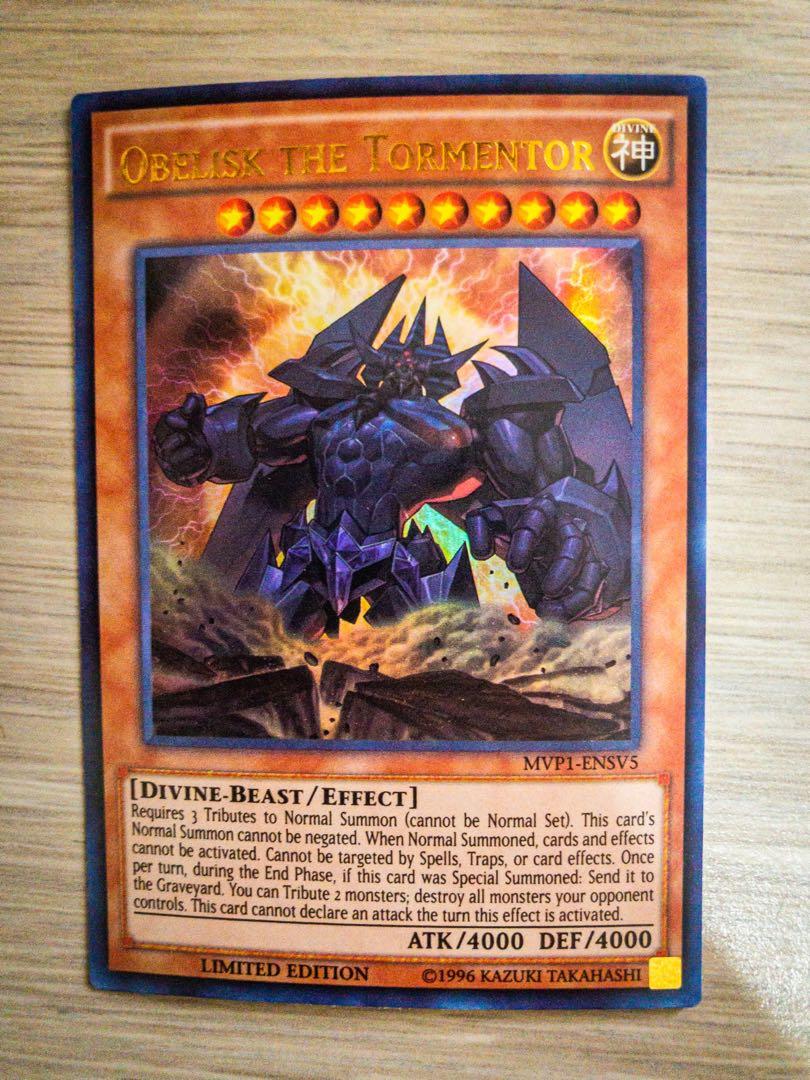 Yugioh Egyptian God Cards MVP1 Dark Side of Dimensions, Hobbies & Toys,  Toys & Games on Carousell