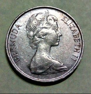 1975 FIVE CENT BERMUDA COIN